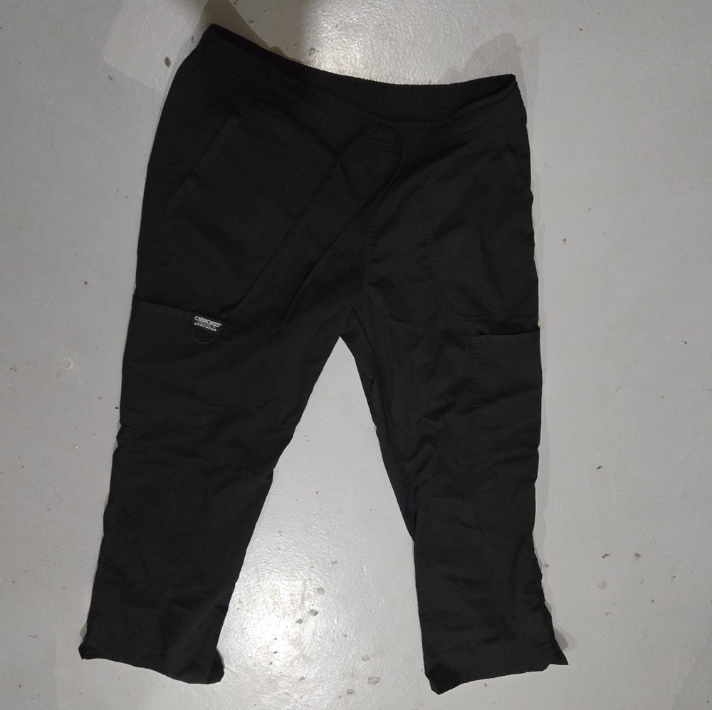 Black Cargo Pants Scrub CHEROKEE WORKWEAR